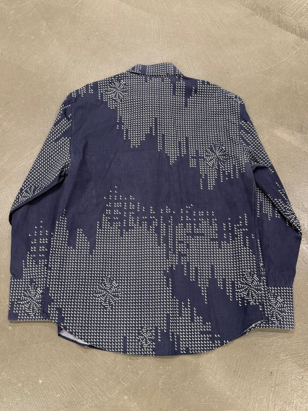1990s Gianni Versace geometric shirt