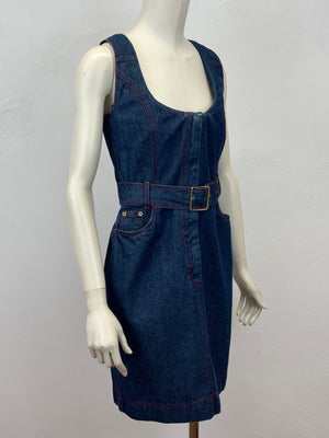 S/S1992 Vivienne Westwood denim dress with corset