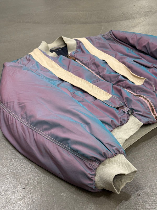A/W1993 Emporio Armani iridescent oversized bomber jacket