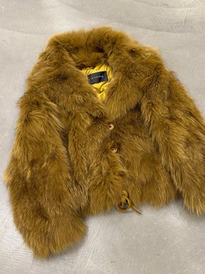 1990s Plein Sud real fur cropped jacket