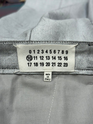 2013 Maison Margiela cracked painted tailored suit set