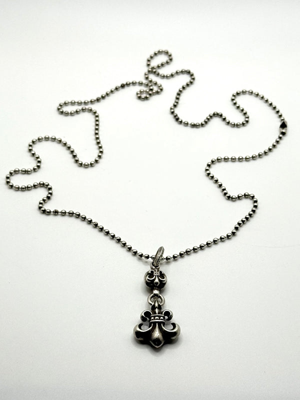 Chrome Hearts floral mini ball necklace