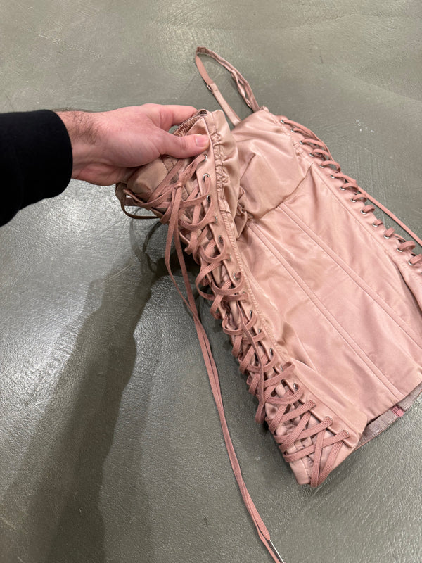 S/S 2003 Dolce & Gabbana lace up corset bustier