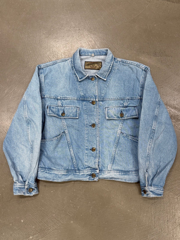 1990s Armani oversized denim jacket