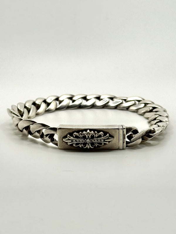 Chrome Hearts factory diamonds floral cuban bracelet