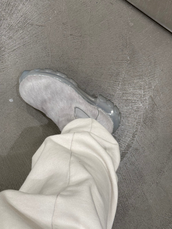 F/W 2021 Rick Owens beatle bozo pony hair boots