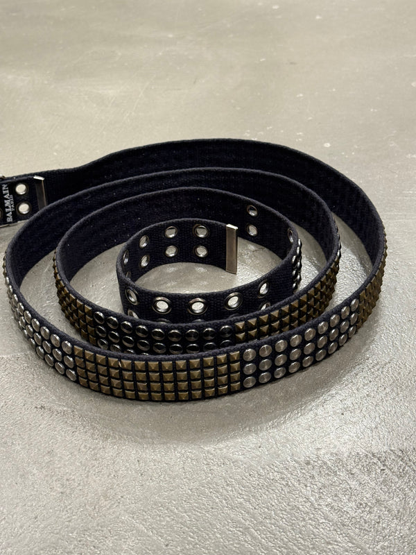 S/S2010 Balmain studded double belt
