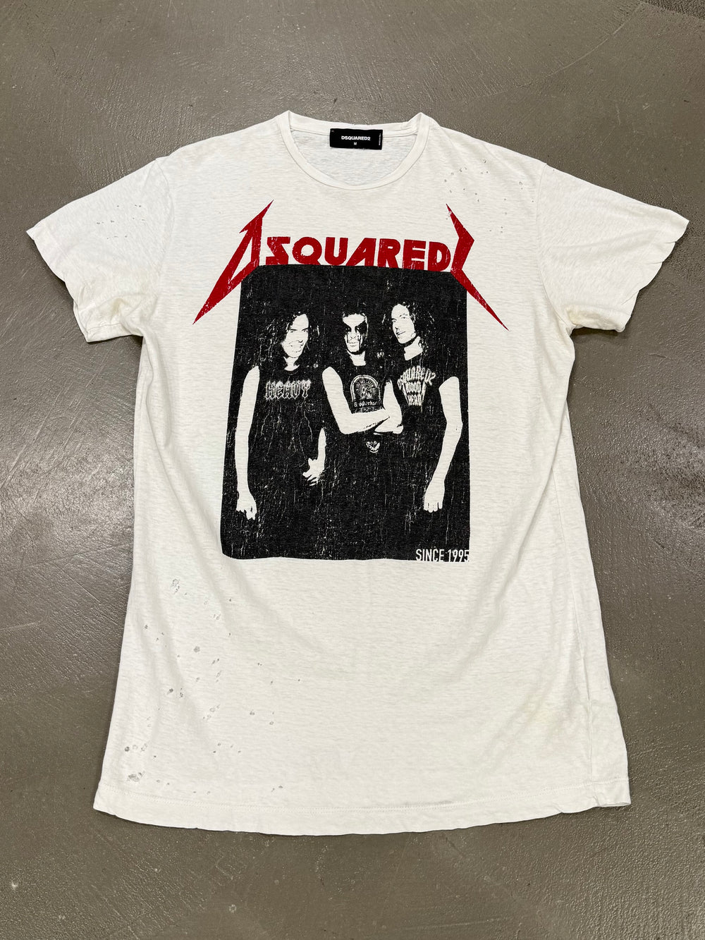 2000s Dsquared2 "metallica" t-shirt