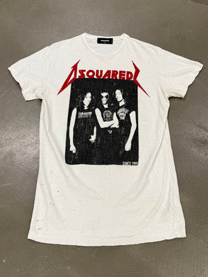 2000s Dsquared2 "metallica" t-shirt