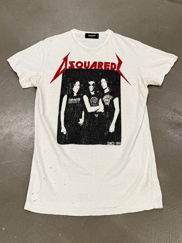 2000s Dsquared2 "metallica" t-shirt