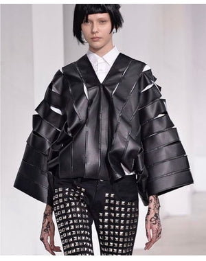 A/W 2015 Junya Watanabe 1/3 sample leather top