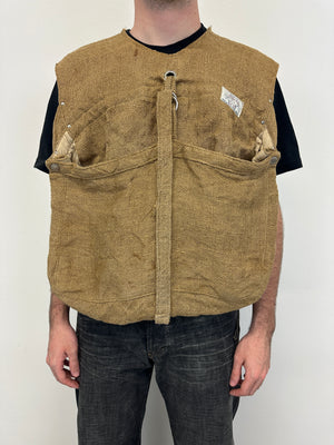1990s Armani Jeans jute military vest