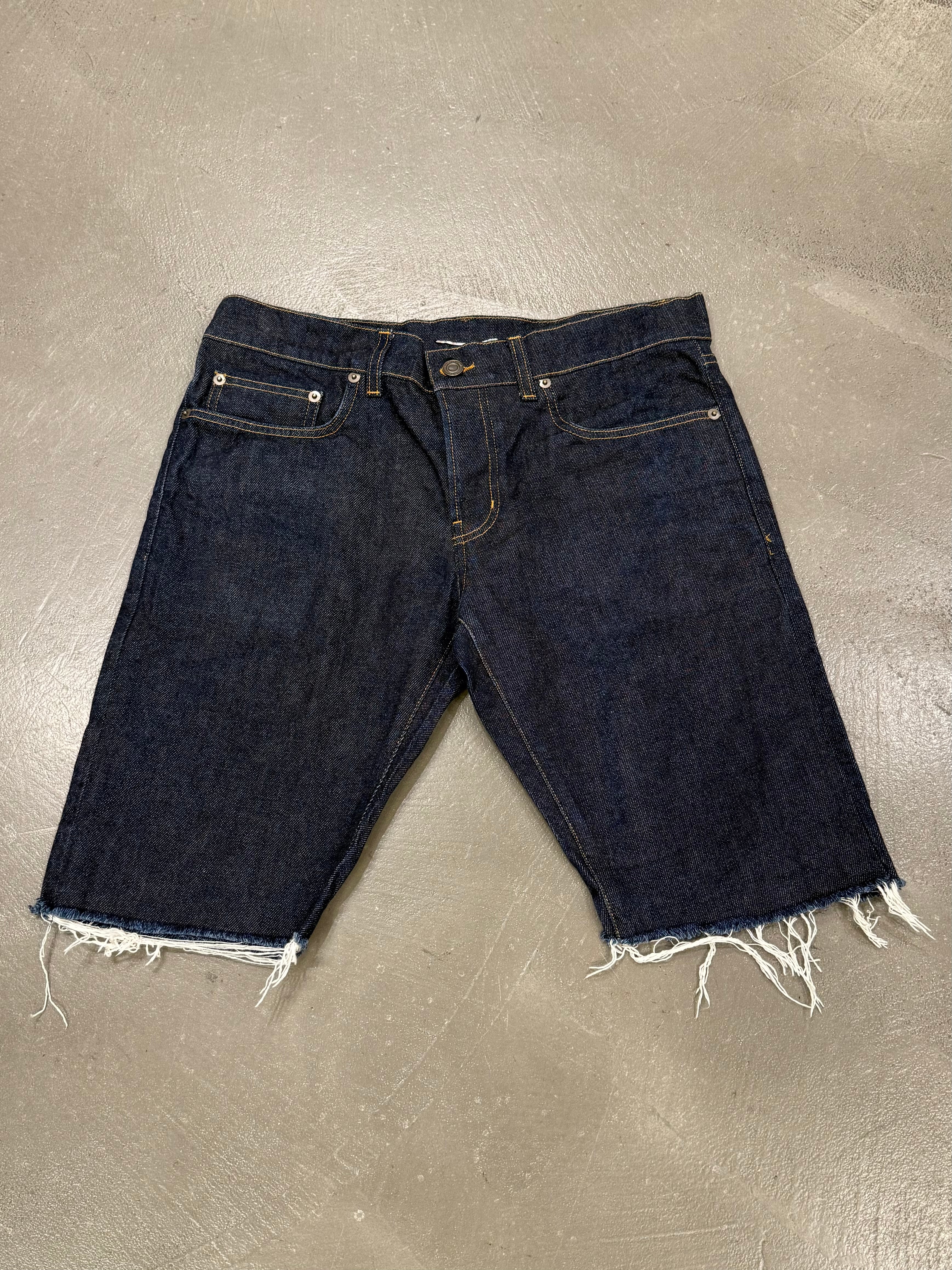 2013 Saint Laurent by Hedi Slimane denim shorts