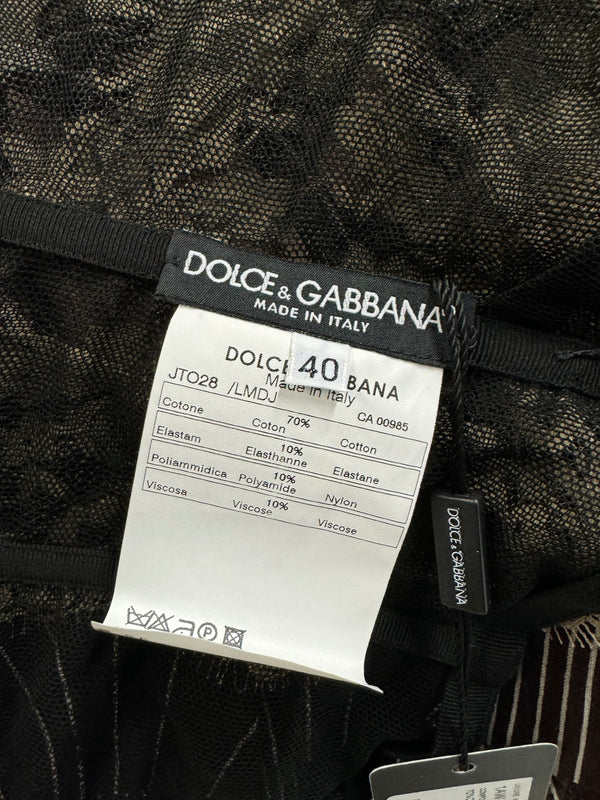 S/S2005 Dolce & Gabbana lace corset top