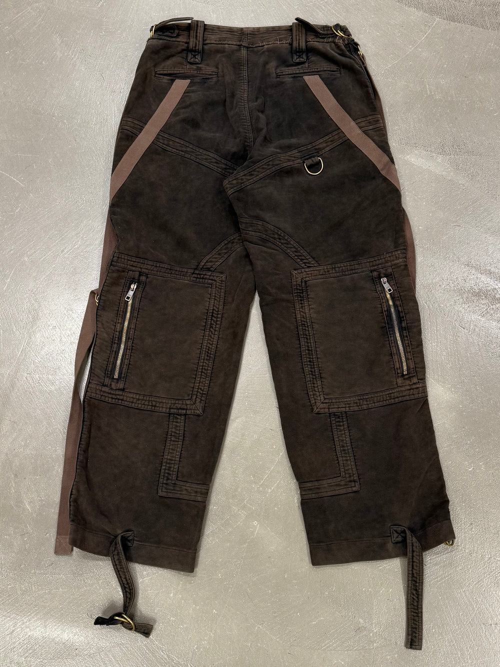 A/W2023 Dolce & Gabbana bondage paracadute cargo pants