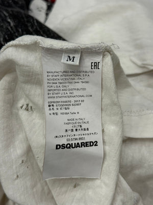 2000s Dsquared2 "metallica" t-shirt