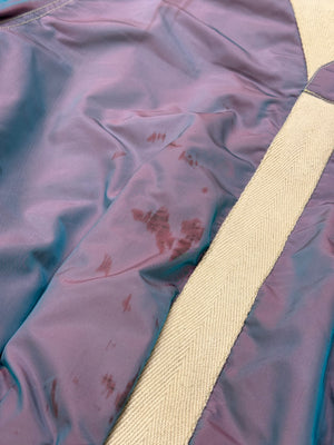 A/W1993 Emporio Armani iridescent oversized bomber jacket