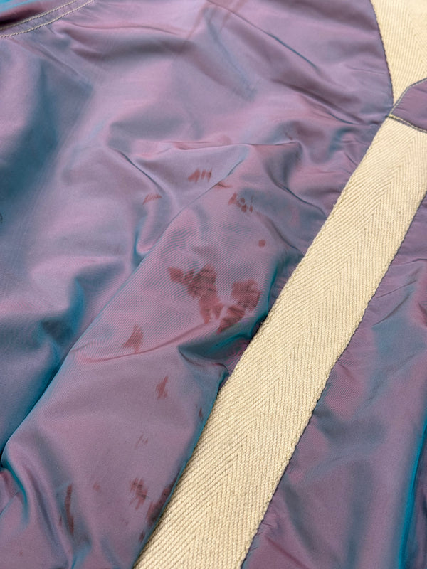 A/W1993 Emporio Armani iridescent oversized bomber jacket