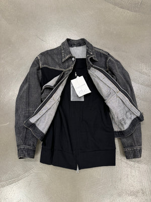 A/W 2002 Yohji Yamamoto runway deconstructed denim jacket - NEW