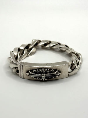Chrome Hearts floral cuban bracelet