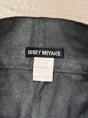 Issey Miyake paneled coated pants