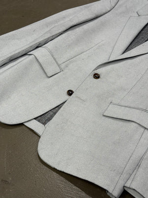 2013 Maison Margiela cracked painted tailored suit set