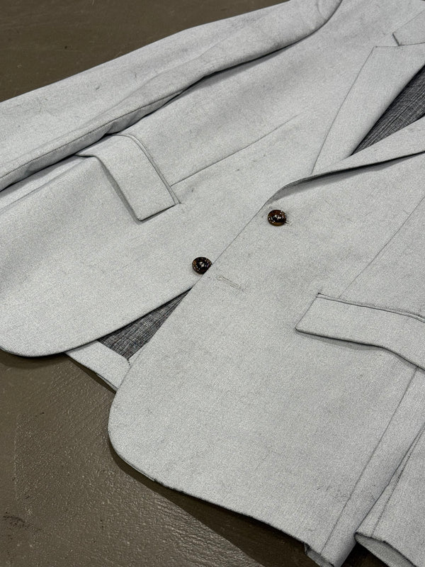 2013 Maison Margiela cracked painted tailored suit set