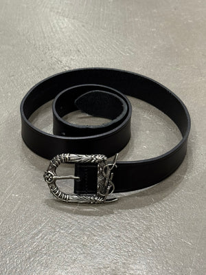 2010s Yves Saint Laurent logo leather belt