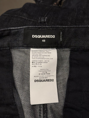 2000s DsQuared2 cargo biker pants