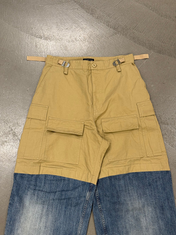 2023 Balenciaga hybrid baggy cargo jeans