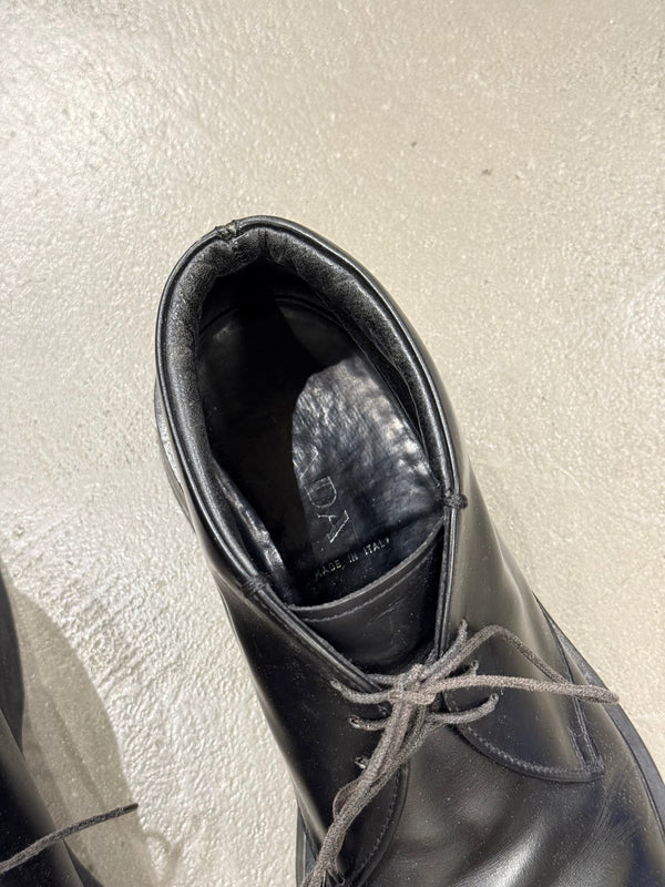 2000s Prada leather boots