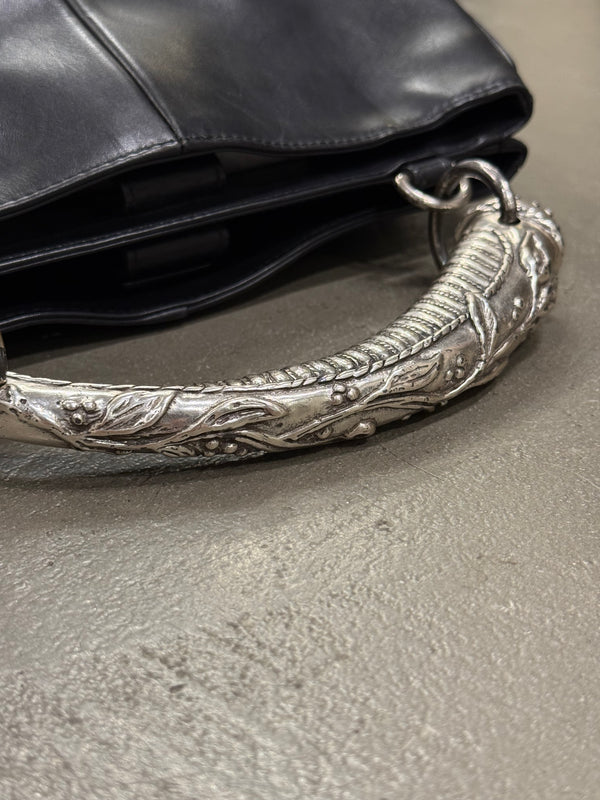 2002 YVES Saint Laurent by Tom Ford mombasa metal hord shoulder bag