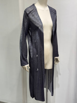 S/S 1996 Maison Margiela trompe d’oeil “coat” long cardigan
