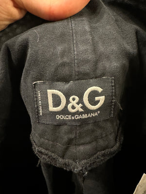 A/W2003 Dolce & Gabbana bondage double waisted cargo pants