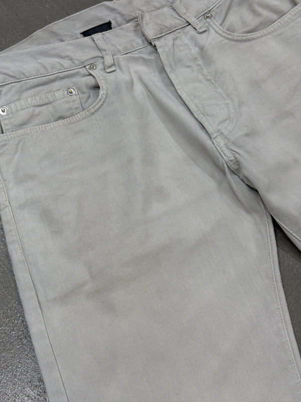 2010s Dior stained slim jeans