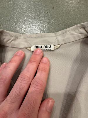 2000s Miu Miu Nylon boxy jacket