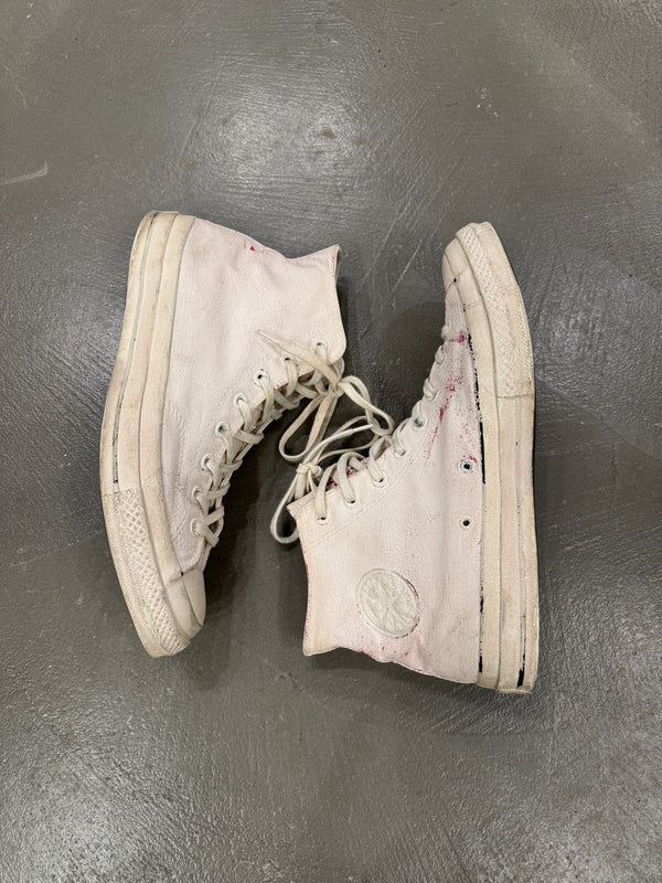 2016 Maison Margiela x Converse cracked painted sneakers
