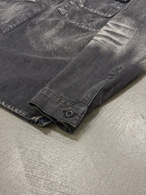 2002 Dior by Hedi Slimane faded denim jacket