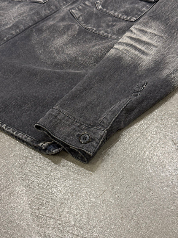 2002 Dior by Hedi Slimane faded denim jacket
