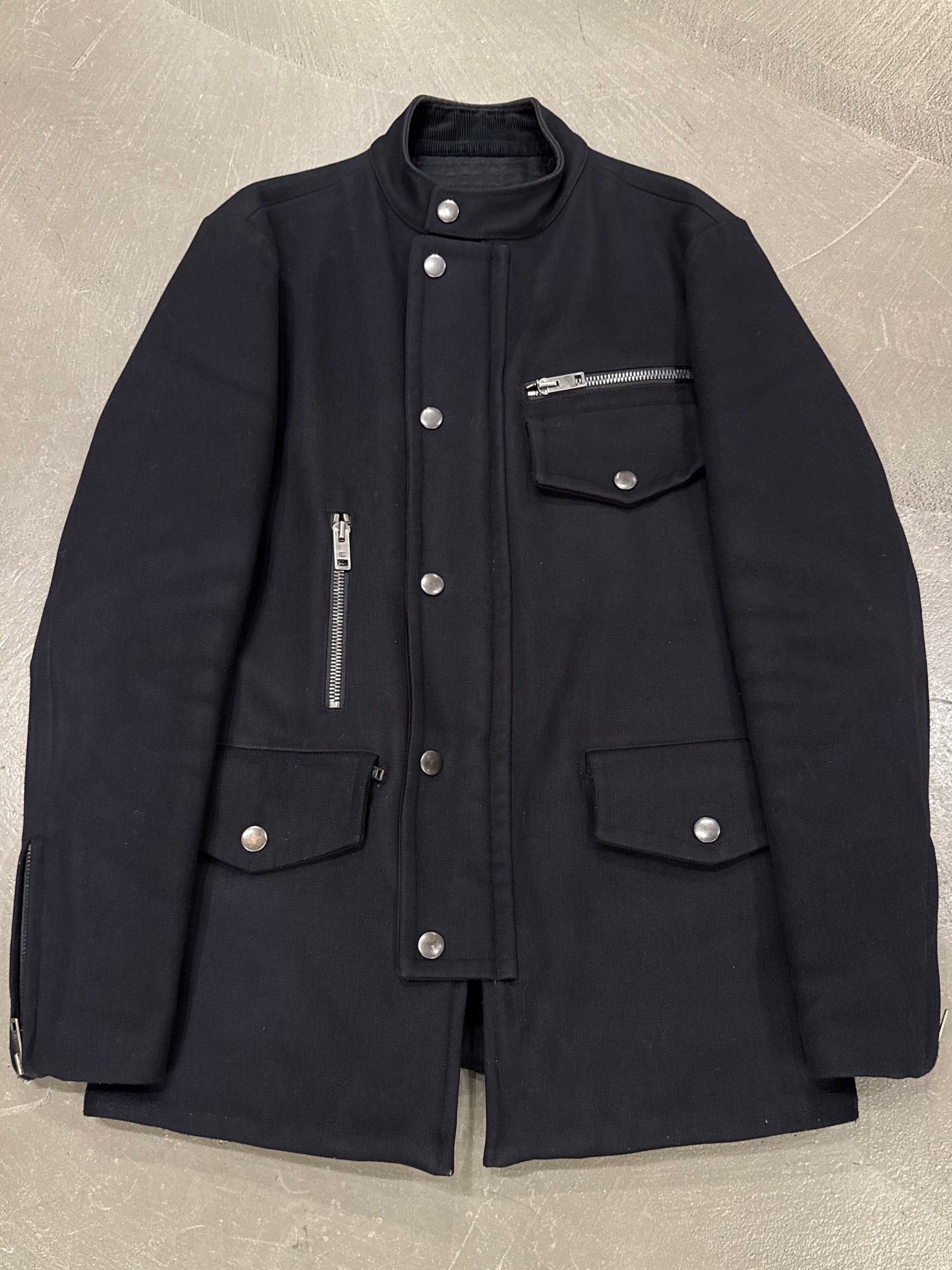 A/W2004 Gucci by Tom Ford runway multi-pocket wool coat