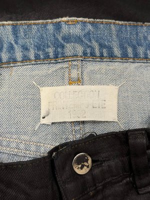 1992 Maison Margiela artisanal painted jeans