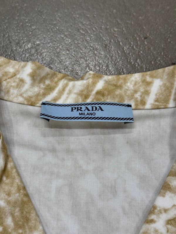 2018 Prada Duomo Milan painting bowling shirt