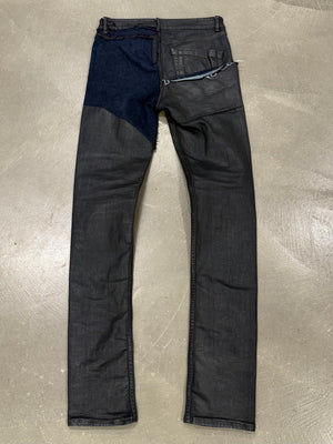 S/S2019 Rick Owens "Babel" Tyrone coated jeans
