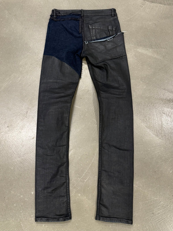 S/S2019 Rick Owens "Babel" Tyrone coated jeans