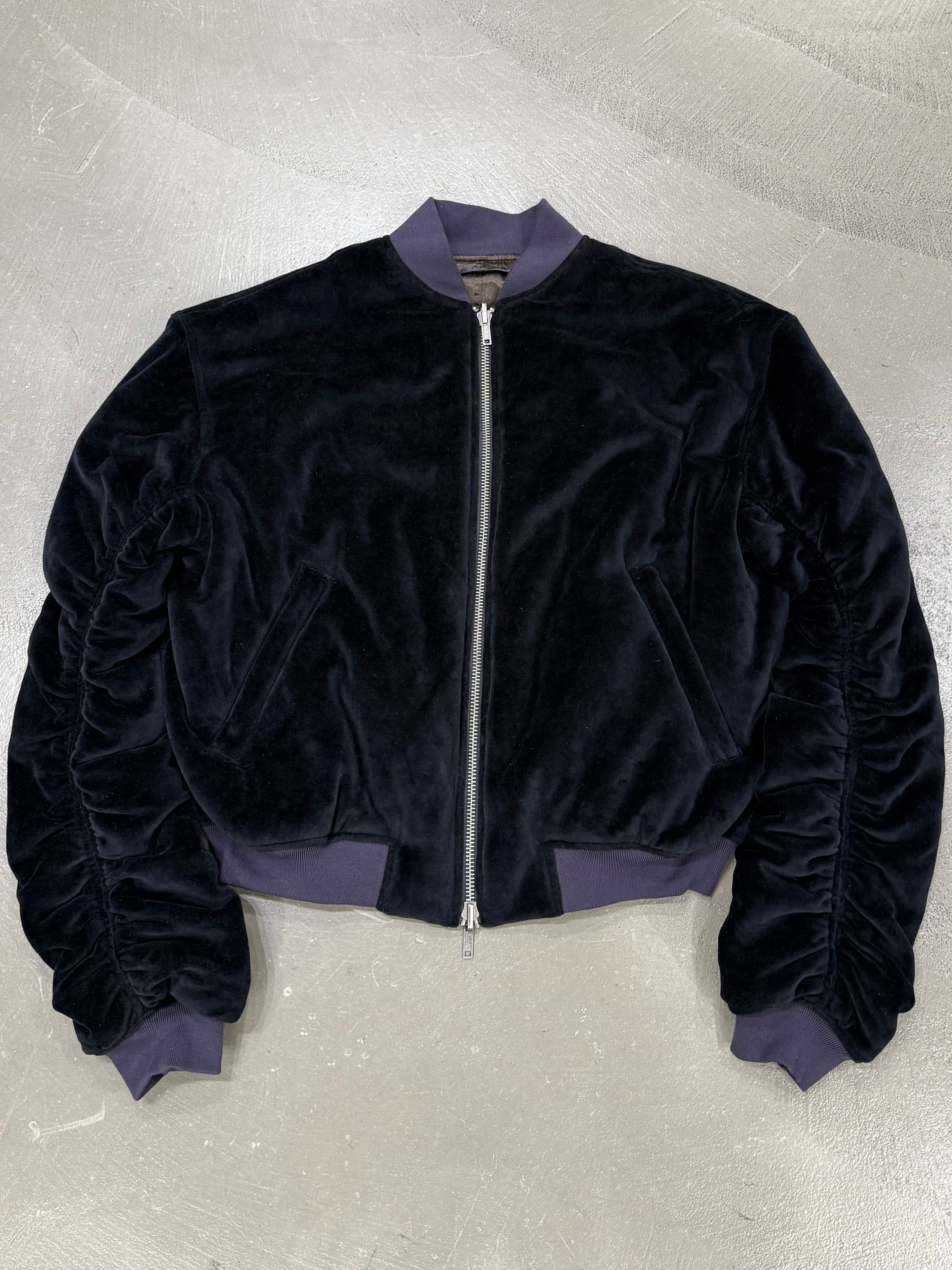 ジャケット・アウター Haider Ackermann Perth Bomber JACKET Haider Ackermann Gathered Bomber Perth Black 2020 size