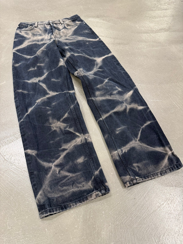 A/W 2022 Dries Van Noten acid electric pants