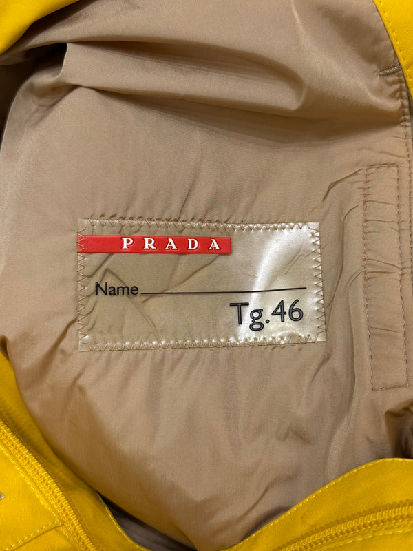 2000s Prada yellow ski jacket