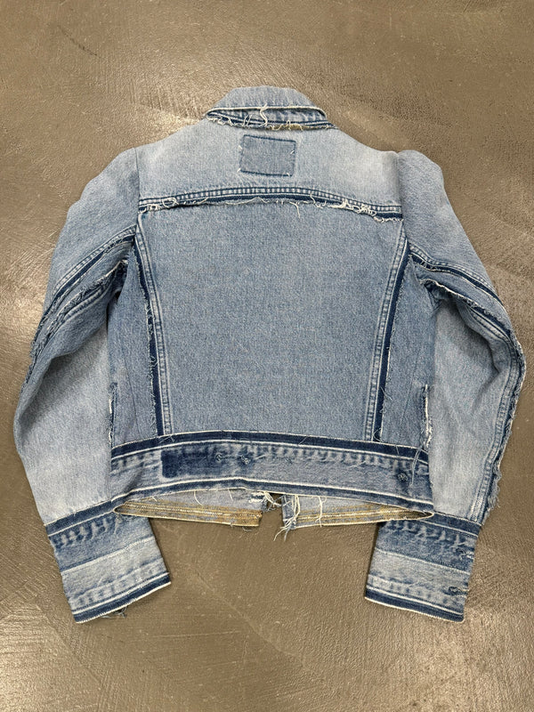 2000s Maison Margiela artisanal deconstructed denim jacket