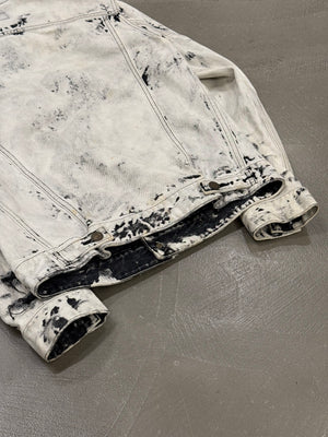 S/S2016 Saint Laurent bleached studded denim jacket