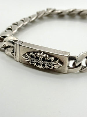 Chrome Hearts factory diamonds floral cuban bracelet